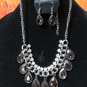 Beautiful hematite stone necklace